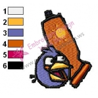 Angry Birds Summer Embroidery Design